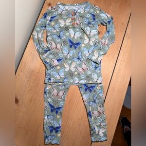 Girls Posh Peanut LS Butterfly PJ’s